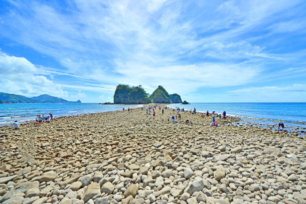 瀬浜・堂ヶ島トンボロ