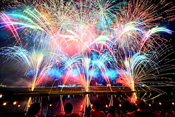きにゃんね大仁夏祭りの花火大会