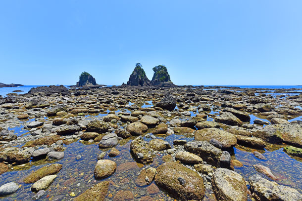 逢ヶ浜のトンボロ