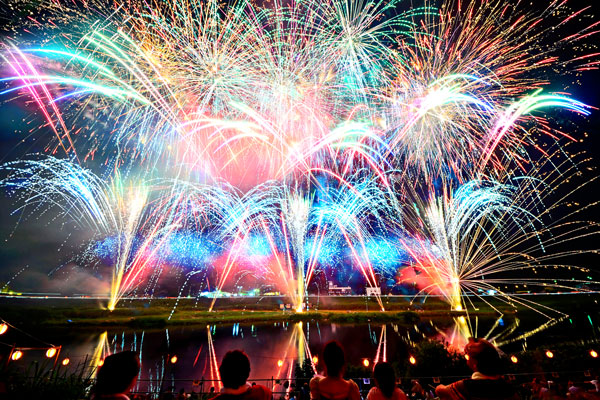 きにゃんね大仁夏祭りの花火大会